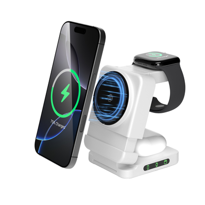 Cargador inalámbrico Onecharge 3 en 1 - Orden y Comodidad al mismo tiempo